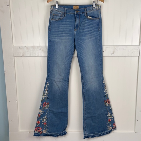 DRIFTWOOD Farrah Embroidered Flare Jeans - Picture 3 of 8